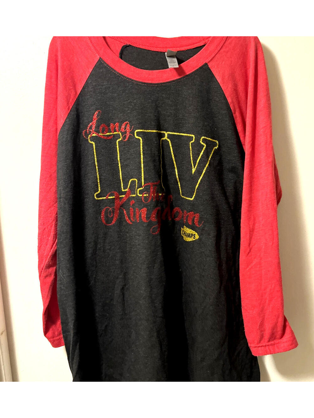 Kansas City Chiefs Women's Long Sleeve V-neck Tee